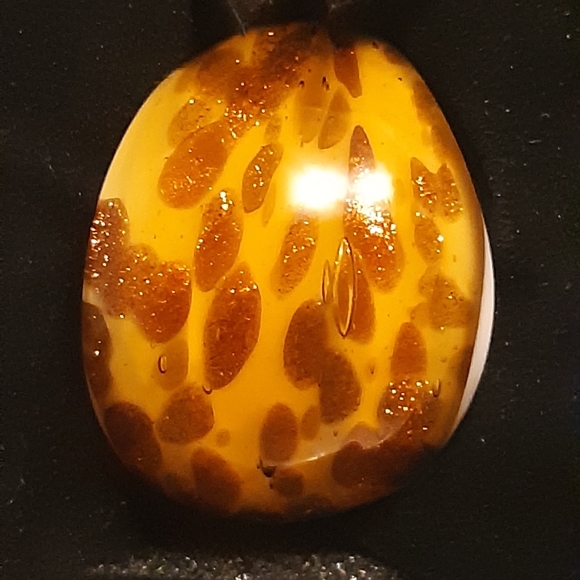 Vtg style handpainted glass ring| NIB| Verdici - Picture 2 of 6